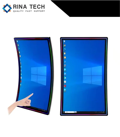 Boginn skjár með snertiskjá