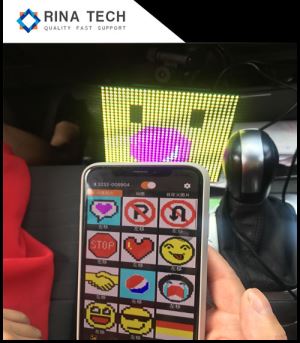 Bluetooth Emoji bílskjár