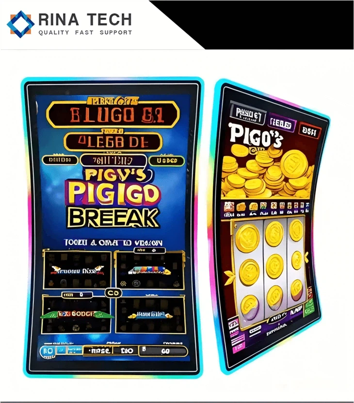 Curved Slot Machine Screen